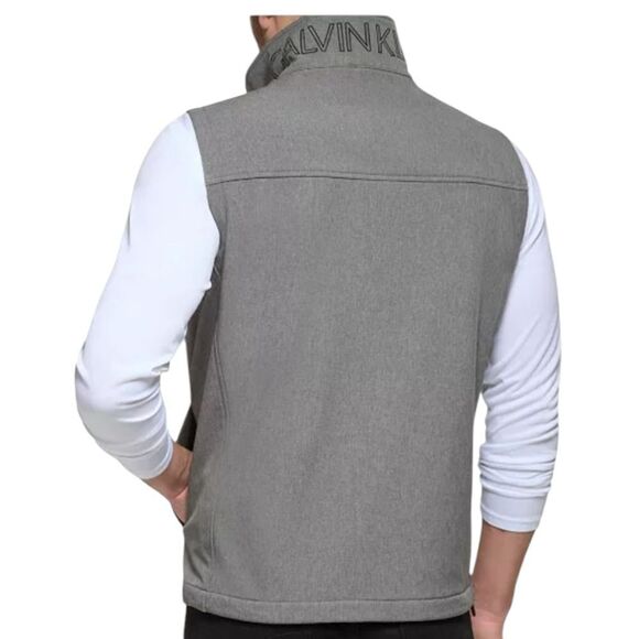 NWT Calvin Klein Men's Infinite Stretch Soft Shell Vest Size Large - Picture 2 of 8